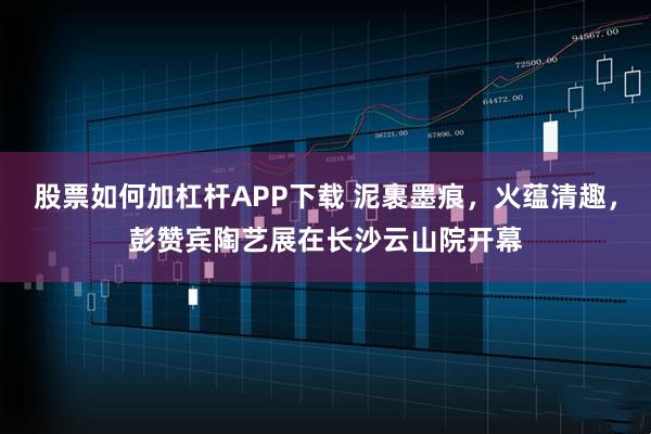股票如何加杠杆APP下载 泥裹墨痕，火蕴清趣，彭赞宾陶艺展在长沙云山院开幕